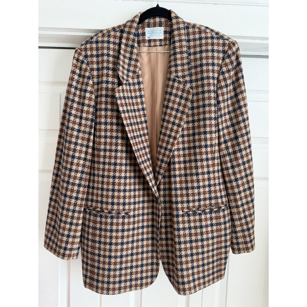 Pendleton Vintage Pure Wool Women's Blazer Size 20